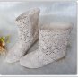 Summer Lady's Knitted Mid-calf Flat Casual Sandals shoes