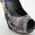 NEW WOMENS LADIES FAUX SUEDE PLATFORM PEEPTOE HIGH WEDG