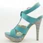 NEW WOMENS LADIES FAUX SUEDE PLATFORM PEEPTOE HIGH WEDG