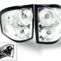 04-08 Ford F150 Flareside Chrome w/ clear reflectors Tail light set