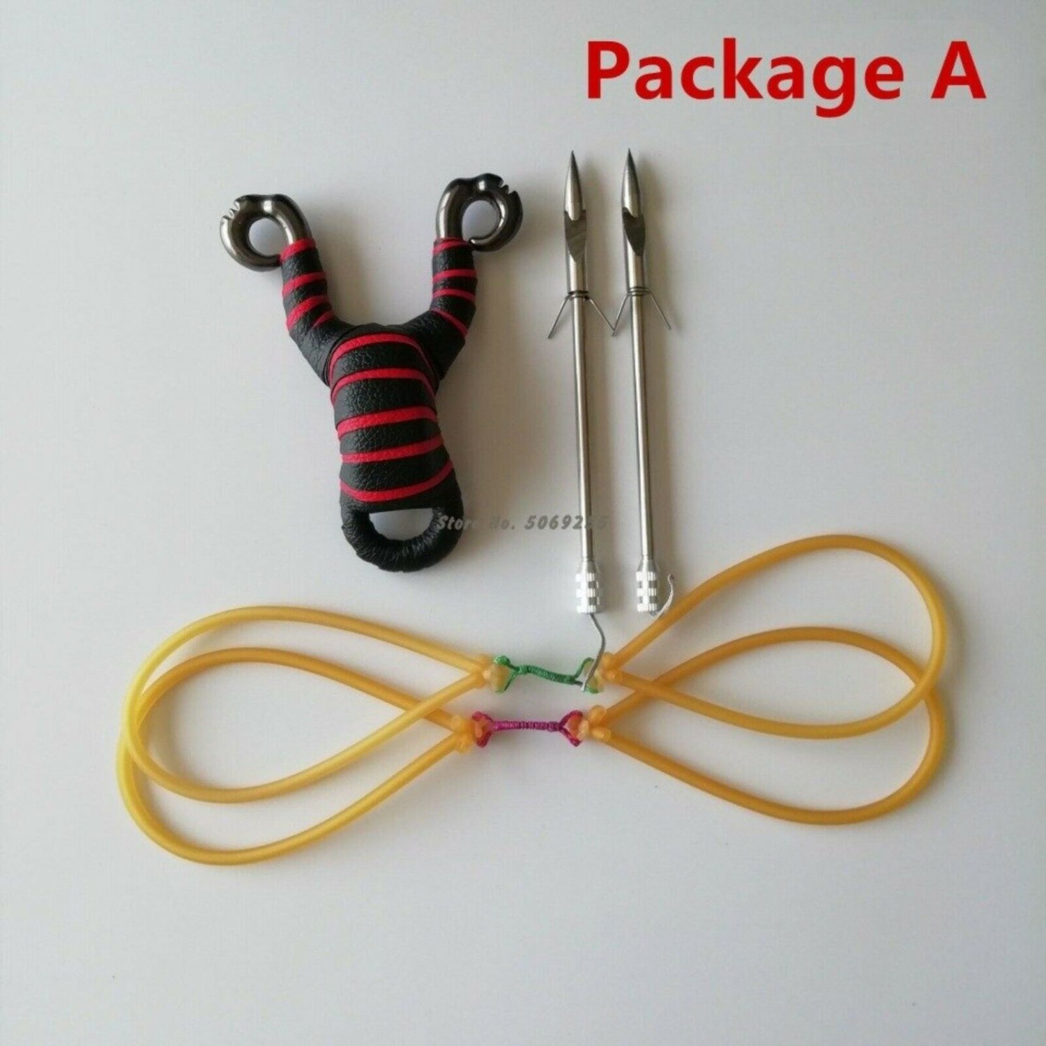 Heavy Duty Wrist band SLINGSHOT KIT + DART Sling Shot Hunting Adult ...