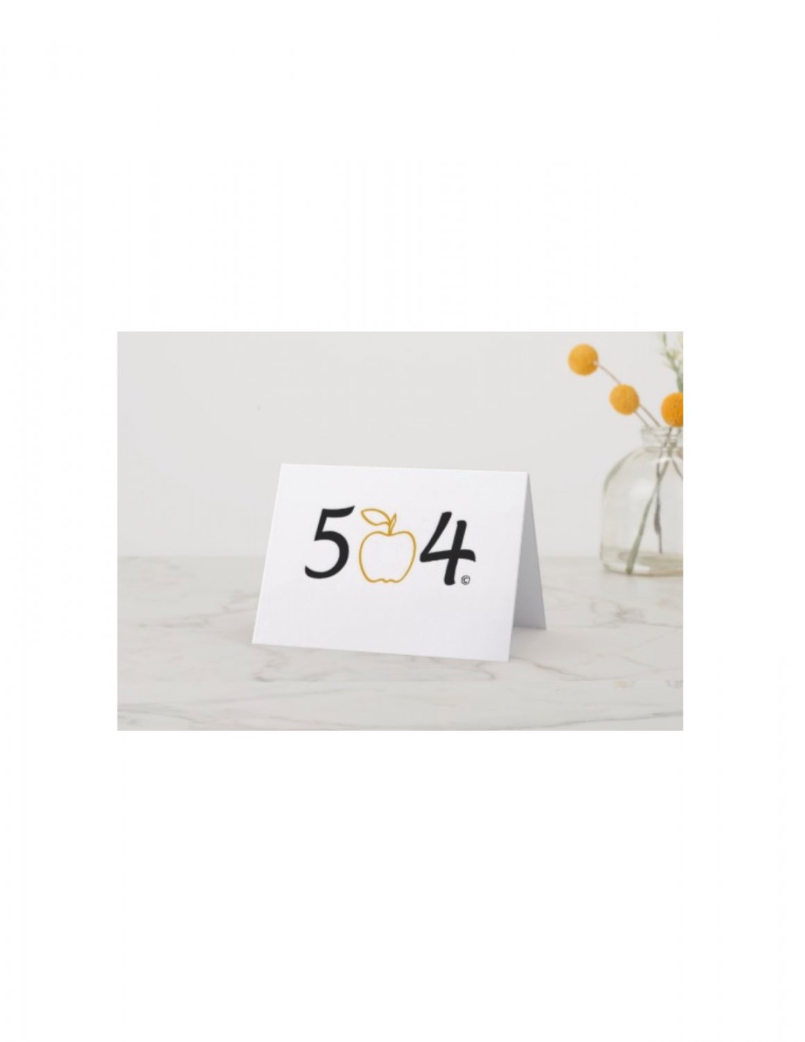 The 504 Teacher Note Cards