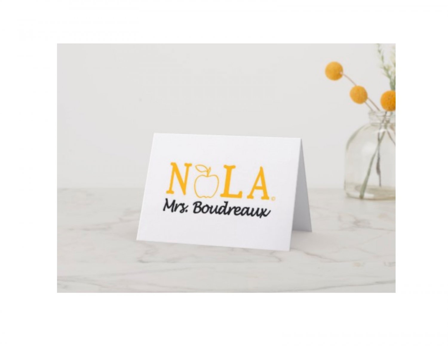 The NOLA Teacher Note Cards Personalized