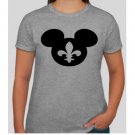 The Mouse-De-Lis Adult Small Athletic Grey