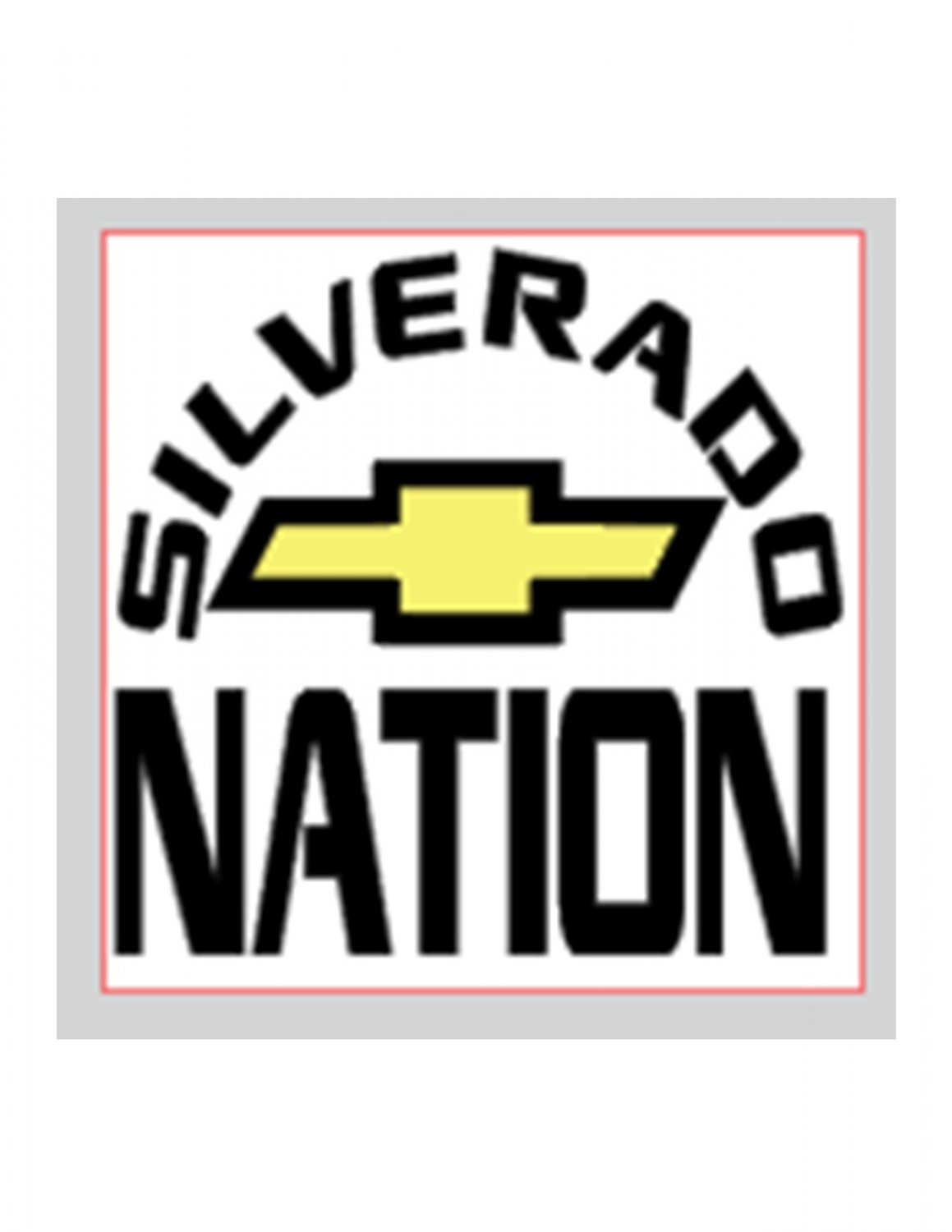Silverado Nation 5"x5" Decal - 1500