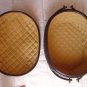 ELEGANT nature wicker rattan basket+handle+lid+liner/storage/large oval/new/ made in Siam