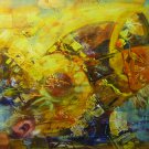 Abstract Symphony - abstract art oil painting on canvas