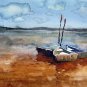 Boats - seascape watercolor art print