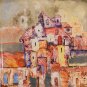 Town II- original oil painting by Vili Nikolov