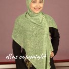 Tudung Permata - Type 7(HijauCorak)