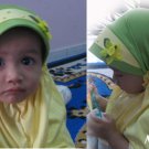 Tudung Kanak-Kanak : Hijau Kuning