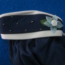 Tudung Kanak-kanak : Blue Black and white