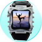 Metallic 1.5 Inch OLED MP4 Watch Player - 2GB