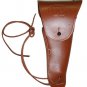 US WWII .45 Brown Hip Holster : Marked U.S. - Reproduction