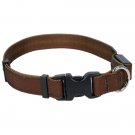 Small Solid Brown LED Dog Collar