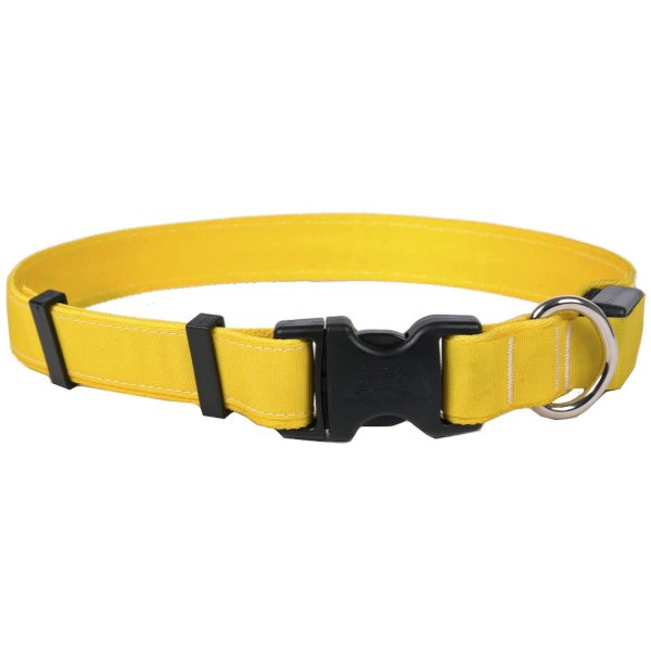 XLarge Solid Yellow LED Dog Collar