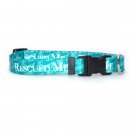 Small Rescued Me Dog Collar