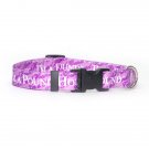 Large Rescued Me Pound Hound Dog Collar