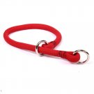 24" Red Braided Rope Dog Training Collar