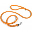 4 foot 3/8" Orange Braided Rope Dog Training Leash