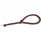 24" Brown Braided Rope Dog Training Collar