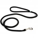 4 foot 3/4" Black Braided Rope Dog Training Leash