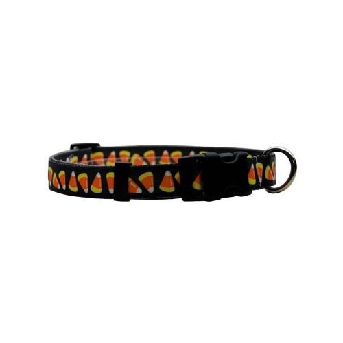 Medium 1" Candy Corn Dog Collar