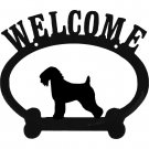Soft Coated Wheaten Terrier Welcome Metal Sign