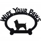 Yorkshire Terrier Wipe Your Paws Sign