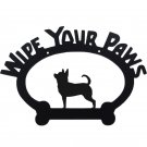 Chihuahua Wipe Your Paws Sign