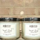C0 BIGELOW SMALL CANDLE JARS IN MINT LEAF X 2! FREE SHIPPING