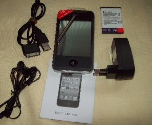 3.2" Touch Screen 2 SIM 4-Band TV Mobile Cell Phone+ JAVA Bluetooth Camera FM Radio MSN Facebook