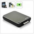 Portable High Capacity 2800mAh Mobile Battery Charge for iPhone + iPad + iPod