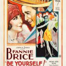 BE YOURSELF! 1930 Fanny Brice