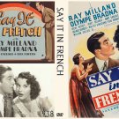 SAY IT IN FRENCH 1938 Ray Milland SAY IT IN FRENCH 1938 Ray Milland