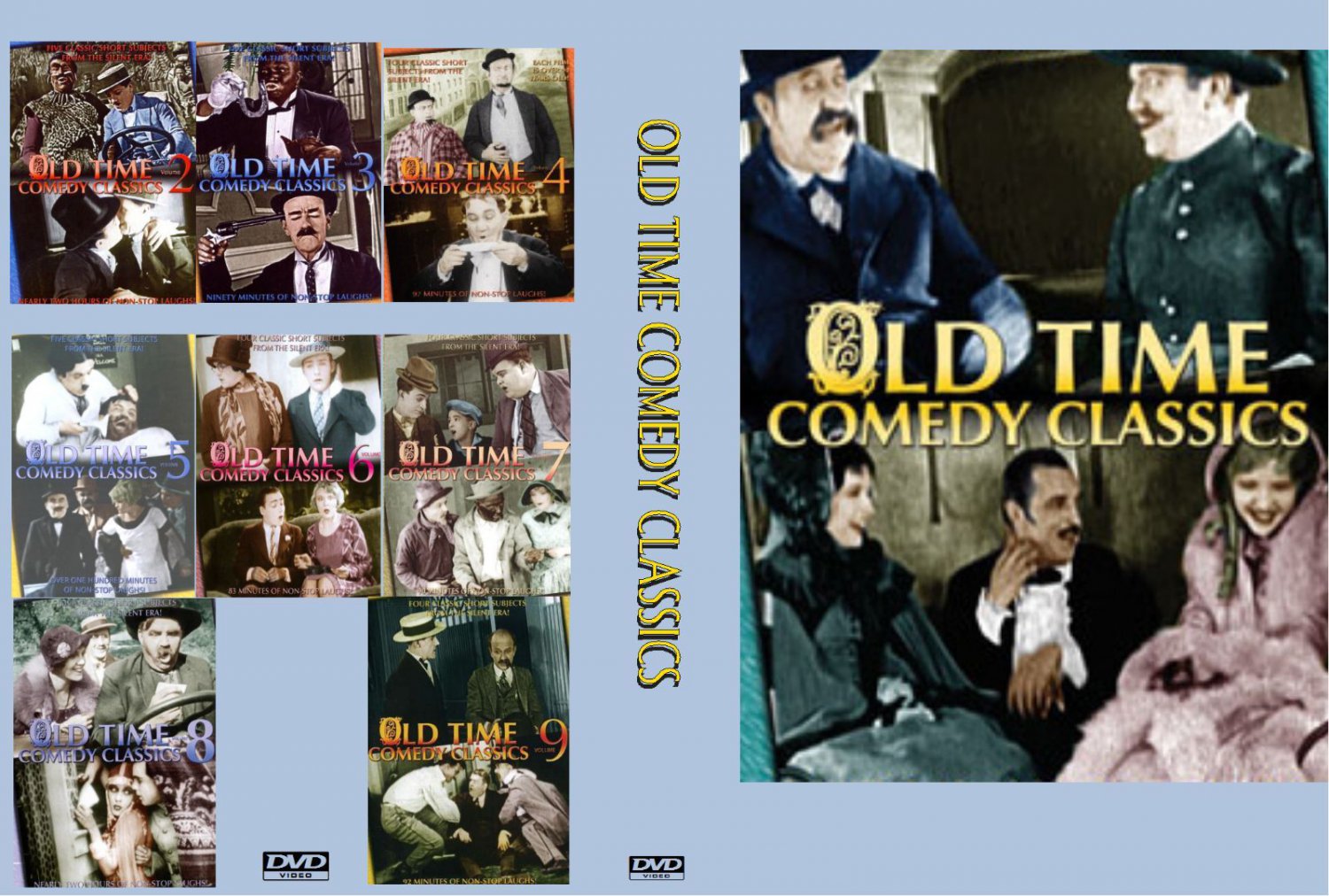 OLD TIME COMEDY CLASSICS BOX SET 9 Volumes!