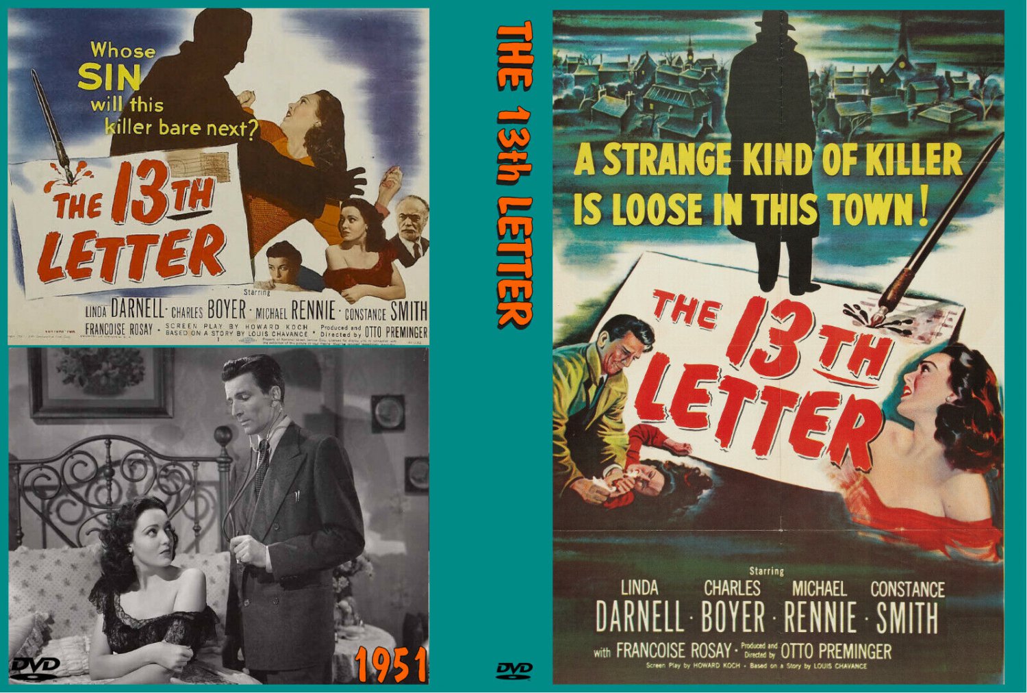 THE 13TH LETTER 1951 Linda Darnell