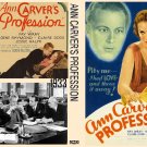 ANN CARVER'S PROFESSION 1933 Fay Wray ANN CARVER'S PROFESSION 1933 Fay Wray