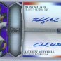 2011 Bowman Sterling Dual Autographs Purple Refractors #MM Hoby Milner/Andrew Mitchell