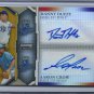 2011 Bowman Sterling Dual Autographs Gold Refractors #DC Danny Duffy/Aaron Crow