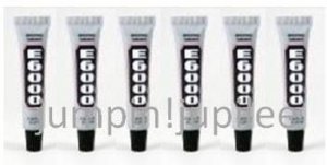 E6000 Glue Rhinestone Crystal Craft Jewelry Gem Adhesive Mini .18 oz 6 TUBES