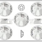 CRYSTAL CLEAR Swarovski NEW 2058 Flatback Rhinestones 12 pieces 5mm 20ss