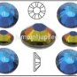 MERIDIAN BLUE Swarovski Crystal 2058 Flatback Rhinestones 144 pieces 3mm 12ss