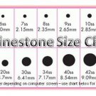 19ss Crystal Clear Swarovski 1028 Chaton Pointed Back Rhinestone 12 pieces 4.5mm