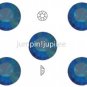 BERMUDA BLUE Swarovski Rhinestone Flatback 72 5mm 20ss