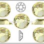 JONQUIL Yellow Swarovski Flatback 2028 Crystal Rhinestones 36 pieces 5mm 20ss
