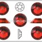 LIGHT SIAM Red Swarovski NEW 2058 Crystal Flatback Rhinestones 72 pcs 5mm 20ss
