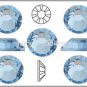 LIGHT SAPPHIRE BLUE Swarovski Crystal 2058 Flatback Rhinestones 144 pc 1.8mm 5ss
