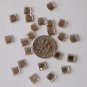 SQUARE Crystal Clear Swarovski Flatback 2400 Rhinestones 12 pieces 6mm