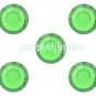 FERN GREEN Swarovski Crystal Rhinestone Flatback 16ss